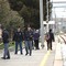 Polizia nella stazione di Trani