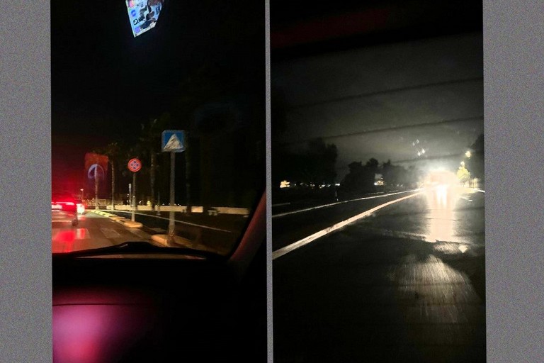 Trani, domenica sera al buio. <span>Foto Credits</span>