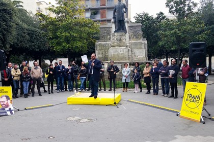 Primo comizio di Procacci