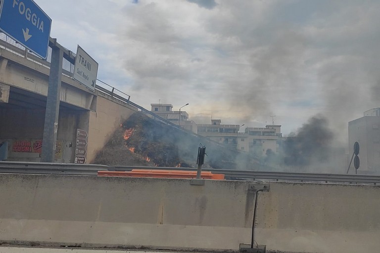 Incendio zona Sant'Angelo