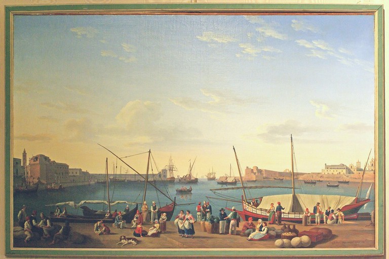 Dipinto porto Trani