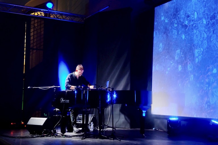 Domenico Cartago a Palazzo delle Arti Beltrani. <span>Foto Adriana Fabrizio</span>