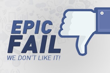 Epic fail: we don't like it!