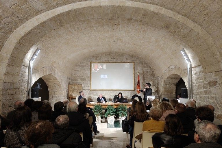 Marco Gambardella, Franco Cassano, Chiara Spagnolo e Renato Nitti. <span>Foto Adriana Fabrizio</span>