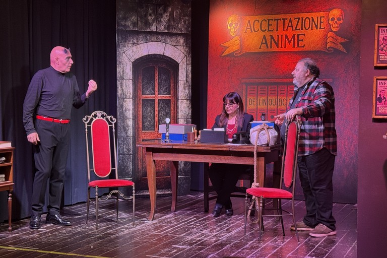 Al Teatro Mimesis di Trani “La pietra al collo”. <span>Foto Tonino Lacalamita</span>