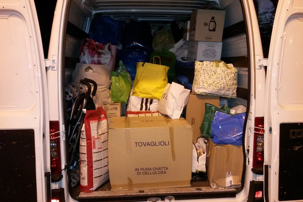 materiale pro terremotati