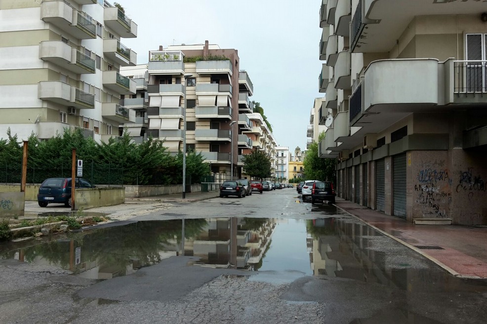 Allagamento in via Città di Milano