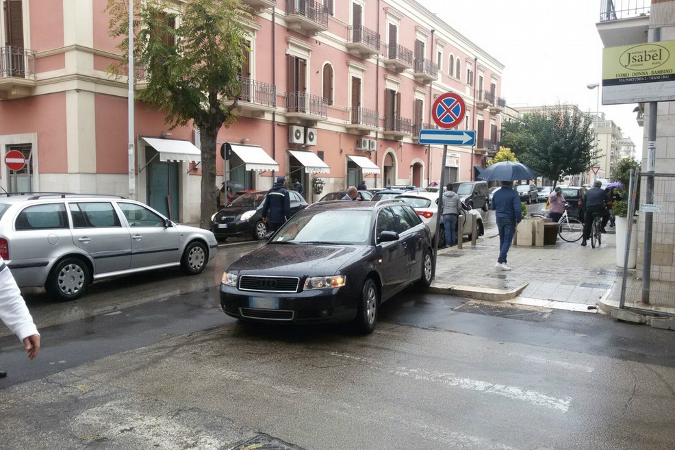 Alfa Romeo contro Audi in via Imbriani