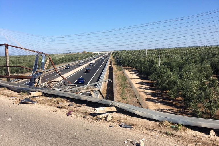 Incidente sul ponte dell'A/14