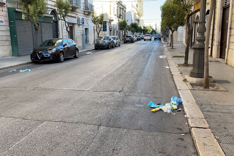 Rifiuti post partita
