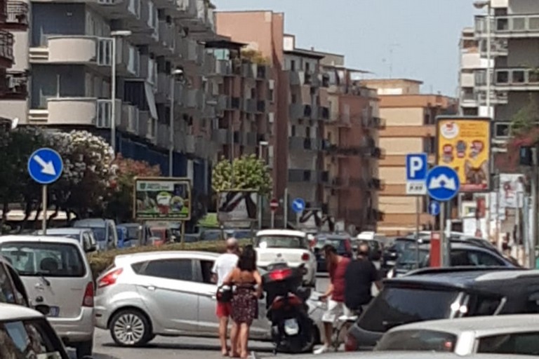 Scontro auto moto