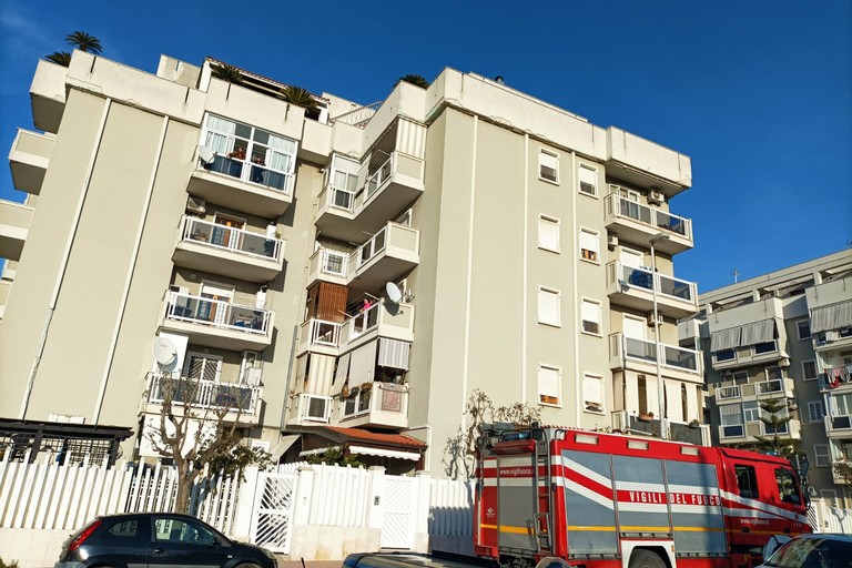 Incendio via Tolomeo