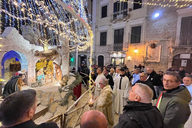 Presepe Piazza libertà