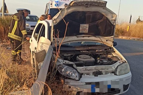 Incidente rotatoria andria a Trani