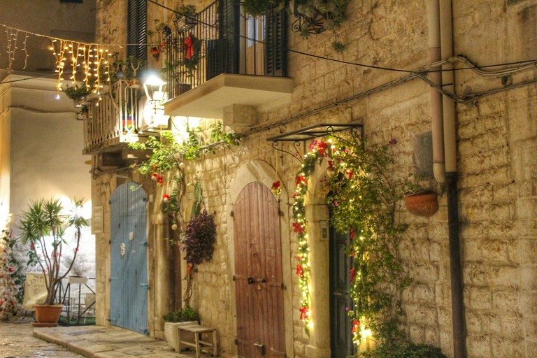 via la Giudea - Trani - Natale. <span>Foto Adriana Fabrizio</span>