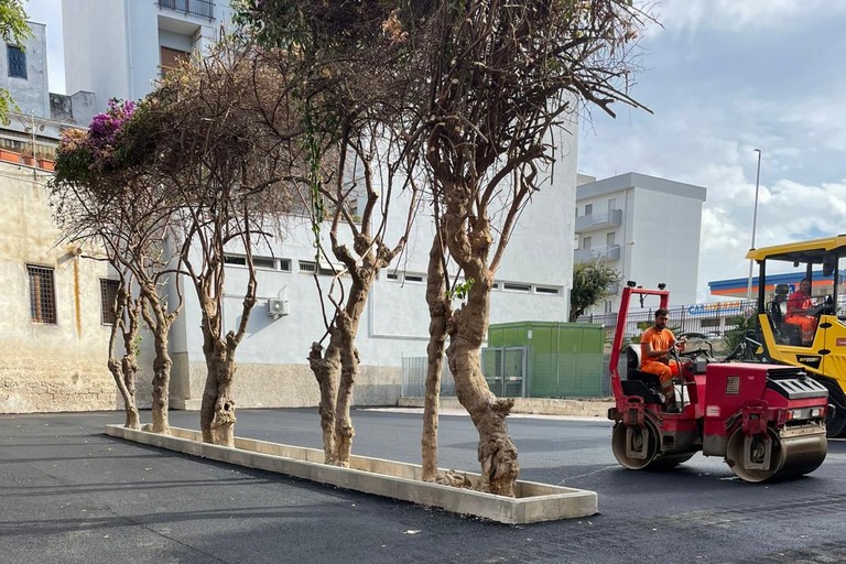 Lavori di asfaltatura