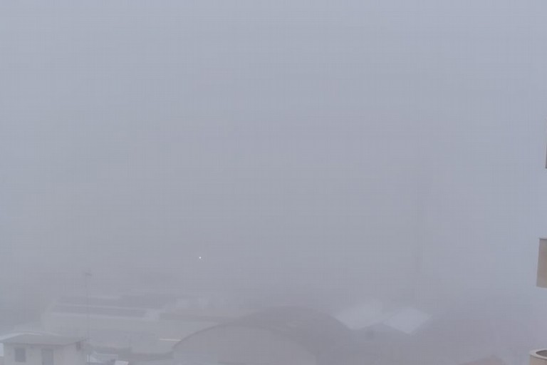 Nebbia a Trani