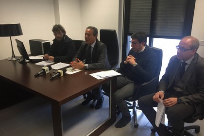 Conferenza stampa in Provincia sulla discarica