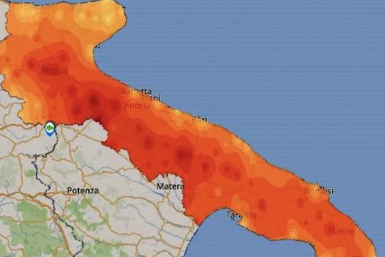 La Puglia nella morsa del caldo torrido
