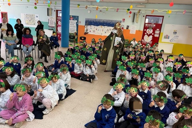 La maschera Moscatina al IV Circolo Beltrani