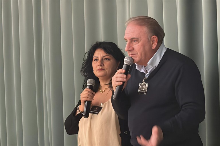 Lella Mastrapasqua ed Enzo Matichecchia. <span>Foto Tonino Lacalamita</span>