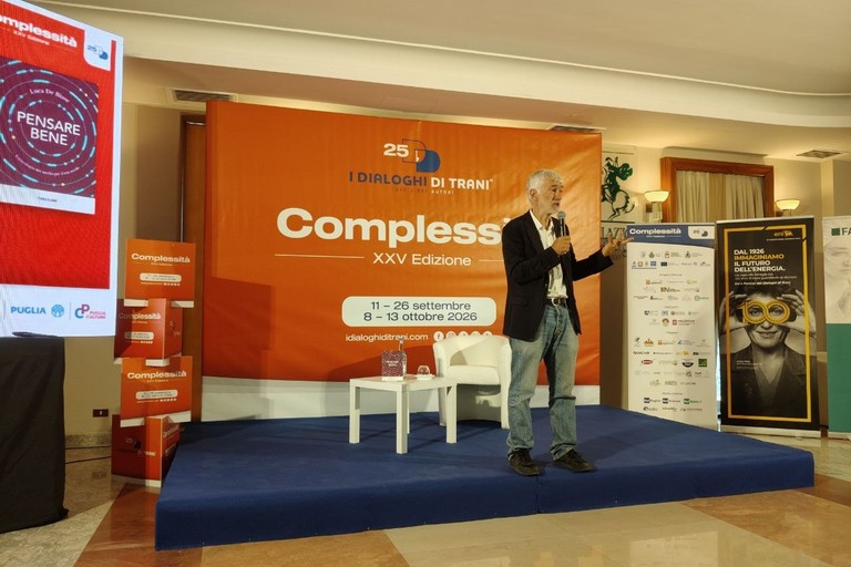Luca De Biase - I dialoghi di Trani 2026. <span>Foto Adriana Fabrizio</span>