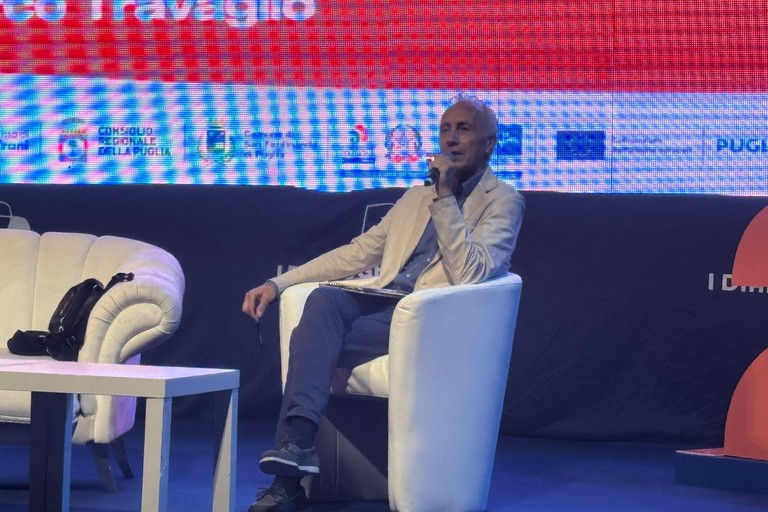Marco Travaglio ai Dialoghi di Trani. <span>Foto Carla Anna Penza</span>