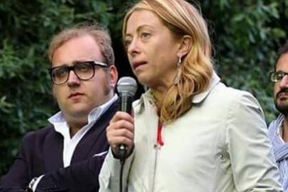 Giorgia Meloni e Raimondo Lima