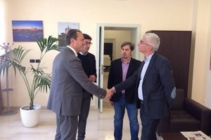Spina incontra i dirigenti dell'Itc Aldo Moro e Cosmai