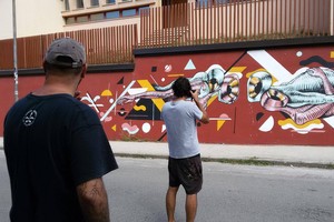 street art gods in love