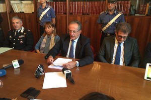 Conferenza stampa in Procura per la morte di Biagio Zanni