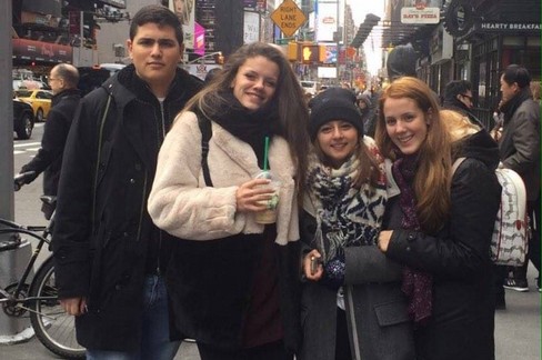 Ragazzi del De Sanctis a New York