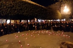 Flash mob in Piazza della Repubblica