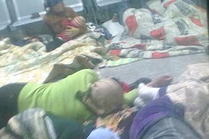 Accampamento in stazione