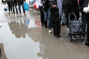 Allagamento in via Superga