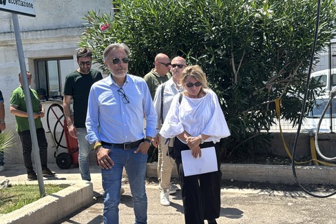 Via dei Finanziari - Sopralluogo al Centro di Raccolta Comunale Rifiuti di AMIU