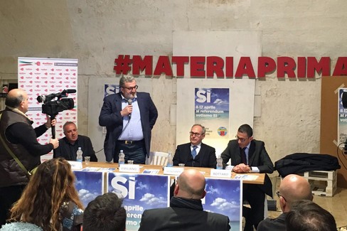 Antonio Nunziante, Michele Emiliano, Sabino Zinni e Amedeo Bottaro