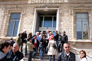 Protesta associazione ristoratori a Trani