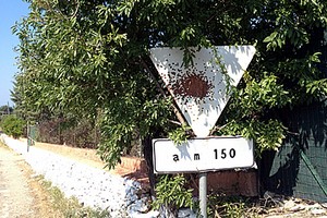 Cartelli stradali a Trani