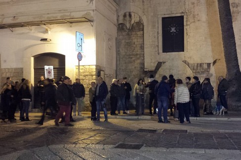 Petizione in piazza Libertà