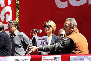 Trani, manifestazione CGIL Bat - 6 maggio 2011
