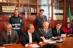 Conferenza stampa alla Procura di Trani