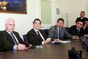 Conferenza stampa a Palazzo di città