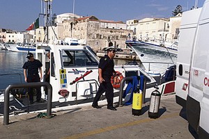 Controlli della Guardia Costiera nel mare di Trani