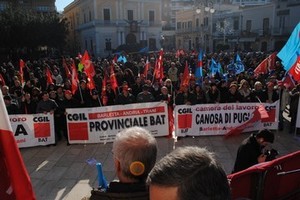 Corteo sciopero 12 dicembre protesta