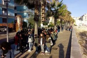 protesta studenti Cosmai per riscaldamento