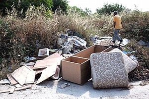 Discarica in contrada Carrara delle Monache