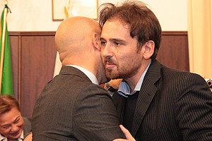 Fabrizio Ferrante con Gigi Riserbato