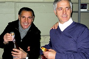 Fortis Trani, mister Dellisanti col presidente Paolo Abruzzese