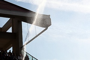 Idrante azionato duarante Fortis Trani – Francavilla sul Sinni 0-0